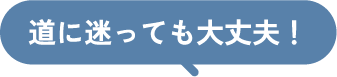 道に迷っても大丈夫！